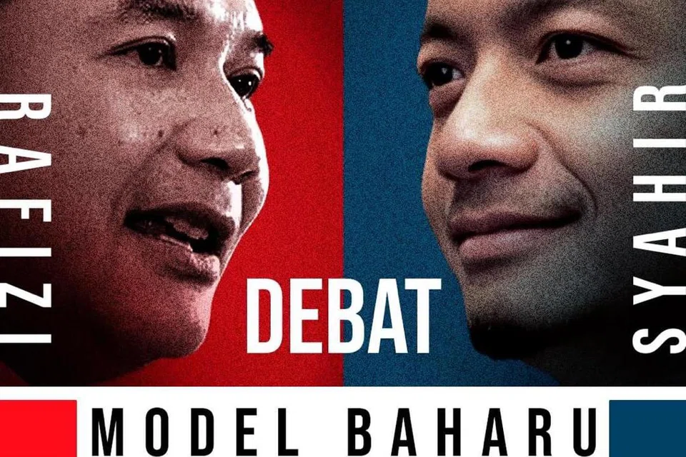 DEBAT CUNGKIL IDEA: Sesi debat khas antara Menteri Ekonomi daripada Pakatan Harapan, Encik Rafizi Ramli dengan  Ahli Parlimen Bachok daripada Perikatan Nasional (PN), Encik Syahir Sulaiman, dilihat medan percambahan idea mengenai hala tuju ekonomi Malaysia. 
