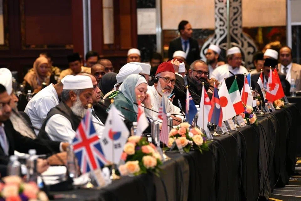 Sebahagian daripada 2,000 perwakilan dari 57 negara yang berhimpun di Selangor, Malaysia, pada 7 Mei, untuk Persidangan Antarabangsa Ketua-Ketua Agama 2024.