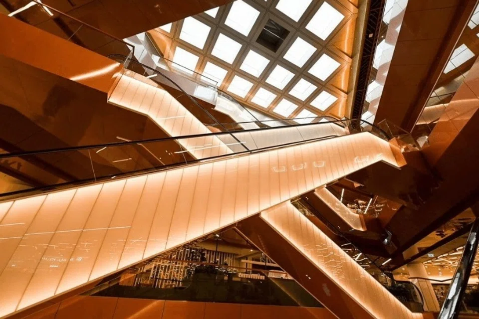 Thailand, Kaki Jalan, Central Park Bangkok, eskalator