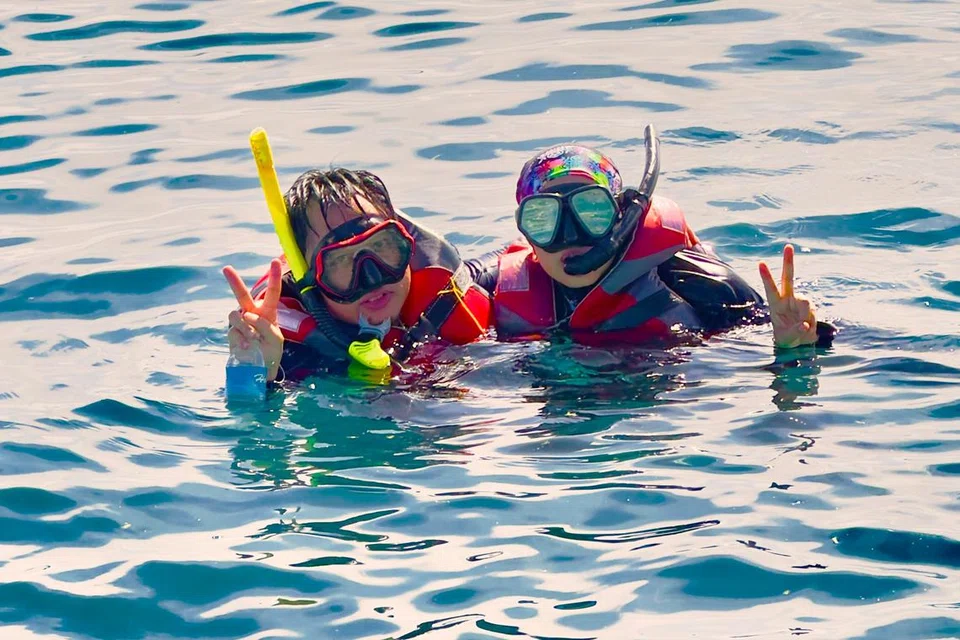 Kegiatan seperti snorkeling turut mendapat perhatian para pelancong yang ke Samporna di Sabah.