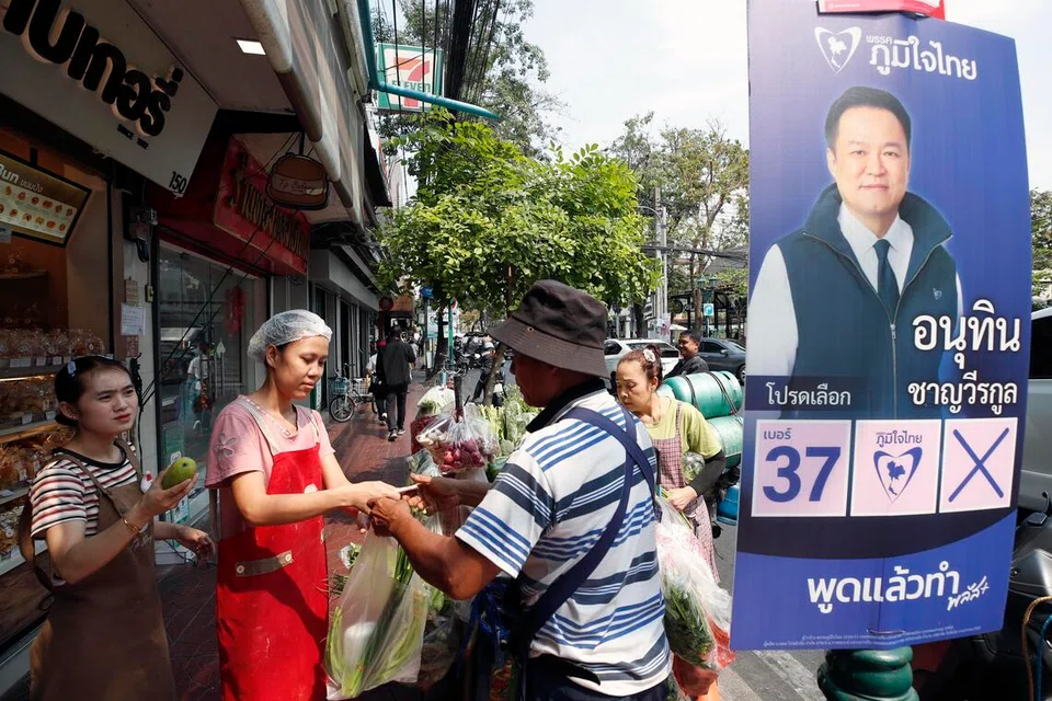 PM thailand, pilihan raya, Anutin Charnvirakul, Bhumjaithai