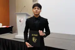 Ayden Naim, Biasiswa Bola Sepak, Sepanyol, pemain bola sepak muda, Singapura