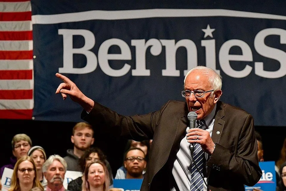 KETINGGALAN: Encik Bernie Sanders (gambar) dikatakan kurang pengalaman berbanding Encik Joe Biden dalam menangani krisis besar, termasuk penularan koronavirus Covid-19. - Foto AFP