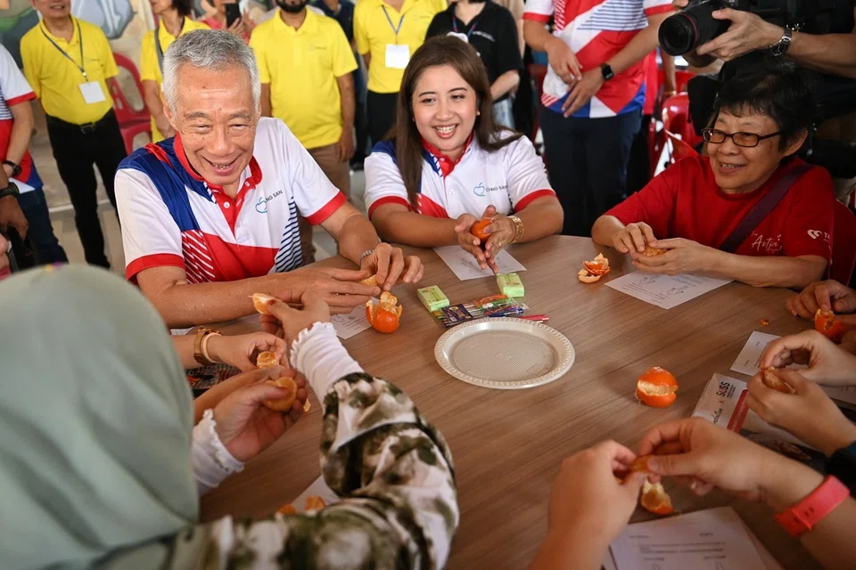 Lee Hsien Loong, Nadia Ahmad Samdin, Cheng San community club, GRC Ang Mo Kio