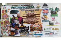 KENALI BUDAYA: Inilah poster Karnival Kampung@Masjid Ahmad Ibrahim yang akan diadakan esok. Semua dijemput hadir untuk mengetahui lebih lanjut pelbagai bidang budaya dan jati diri Melayu, termasuk mengenali madu asli dan tiruan. - Foto MASJID AHMAD IBRAHIM