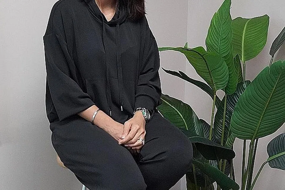 Pelakon Ariati Tyeb Papar . - Foto BM oleh NUR HUMAIRA SAJAT