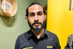 Pengarah Pilihan Raya Negeri Johor Parti Ikatan Demokratik Malaysia (Muda), Encik Rasid Abu Bakar.