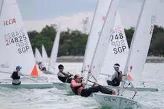 SUKAN AIR: Sukan kapal layar bergantung kepada kemahiran atlet dan keadaan cuaca. 