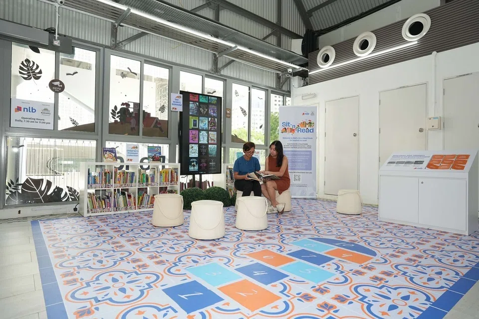 NLB, nod sit-n-read, membaca, tempat awam 