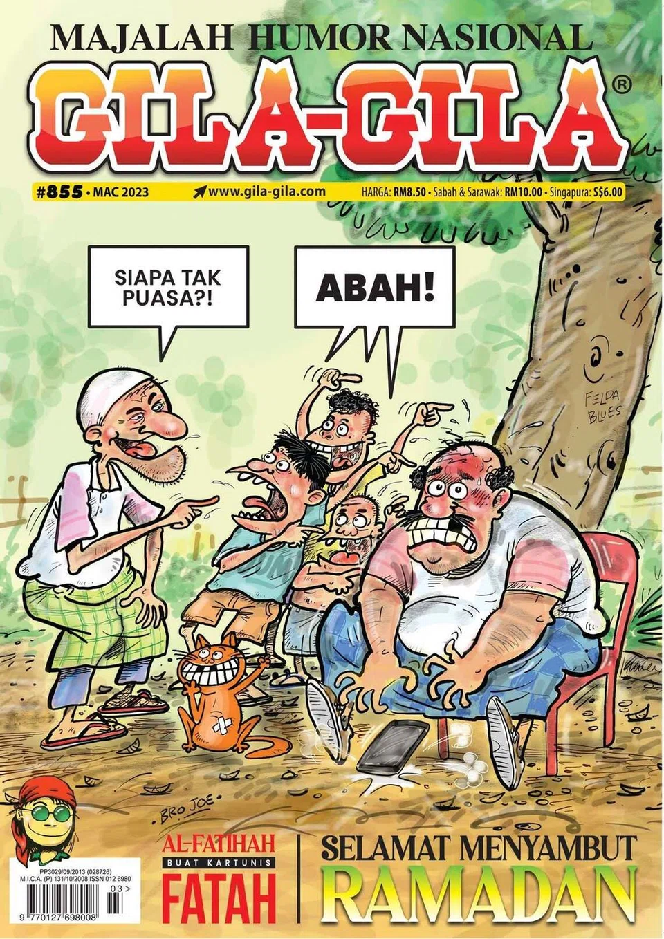 Majalah Gila-Gila yang mula diterbitkan pada 1978, diasas oleh pelukis Jaafar Taib