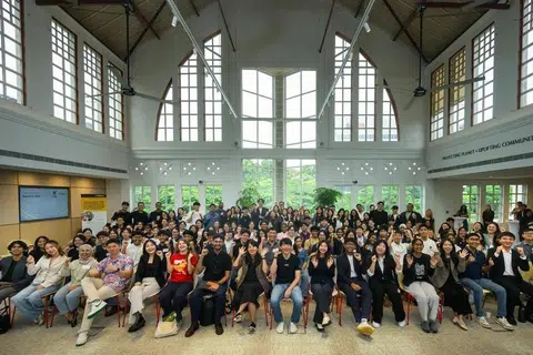 Sidang Kemuncak ‘The Accelerator’ anjuran badan amal Halogen, di Temasek Shophouse, Orchard Road, pada 20 Jun, dihadiri oleh 185 hadirin, termasuk tetamu daripada kumpulan rakan kongsi, penyumbang dana dan pihak berkepentingan masyarakat.
