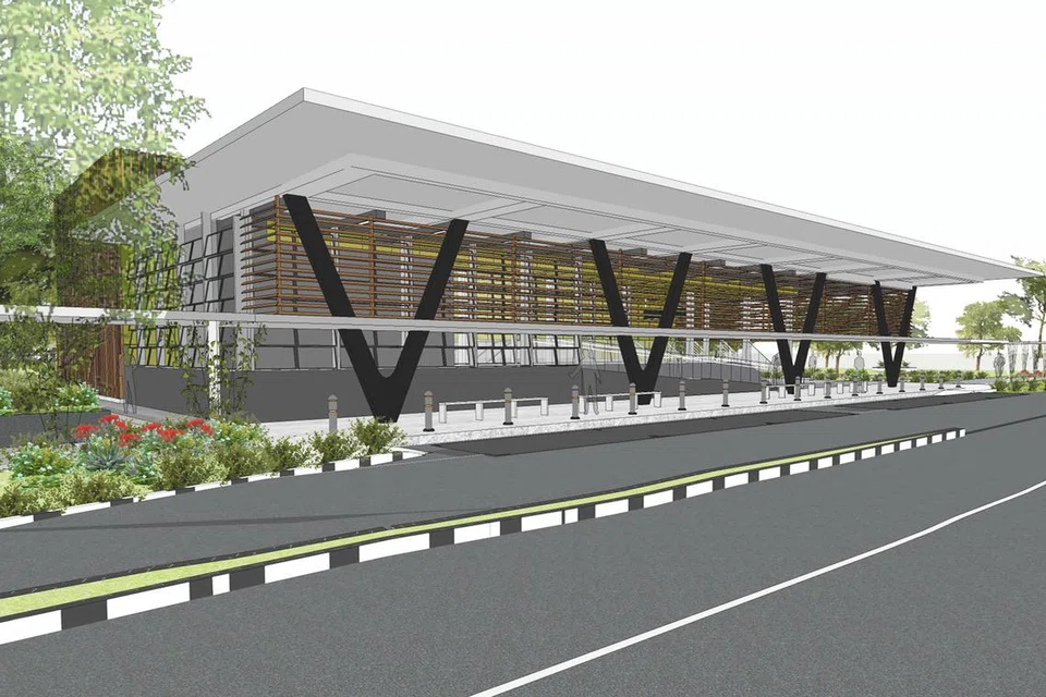 STESEN MRT KING ALBERT PARK: Lakaran artis bagi stesen MRT King Albert Park di Laluan Rentas Pulau (CRL). Ia terletak di sepanjang Blackmore Drive berdekatan Bukit Timah Road.