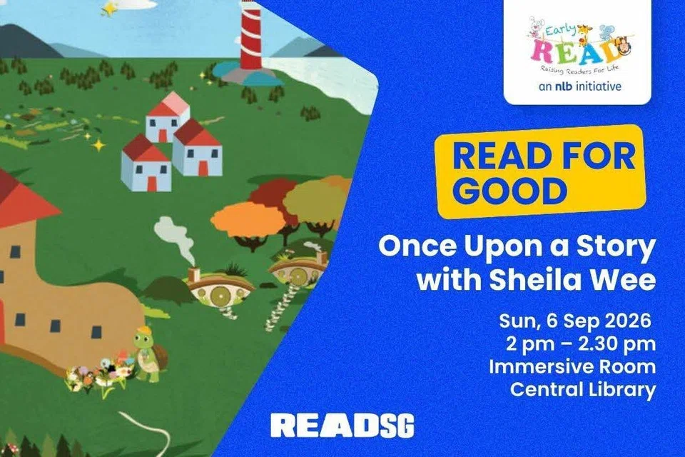 Sesi  bercerita ‘Once Upon a Story bersama Sheila Wee’ akan diadakan pada 6 September dari 2 petang hingga 2.30 petang.