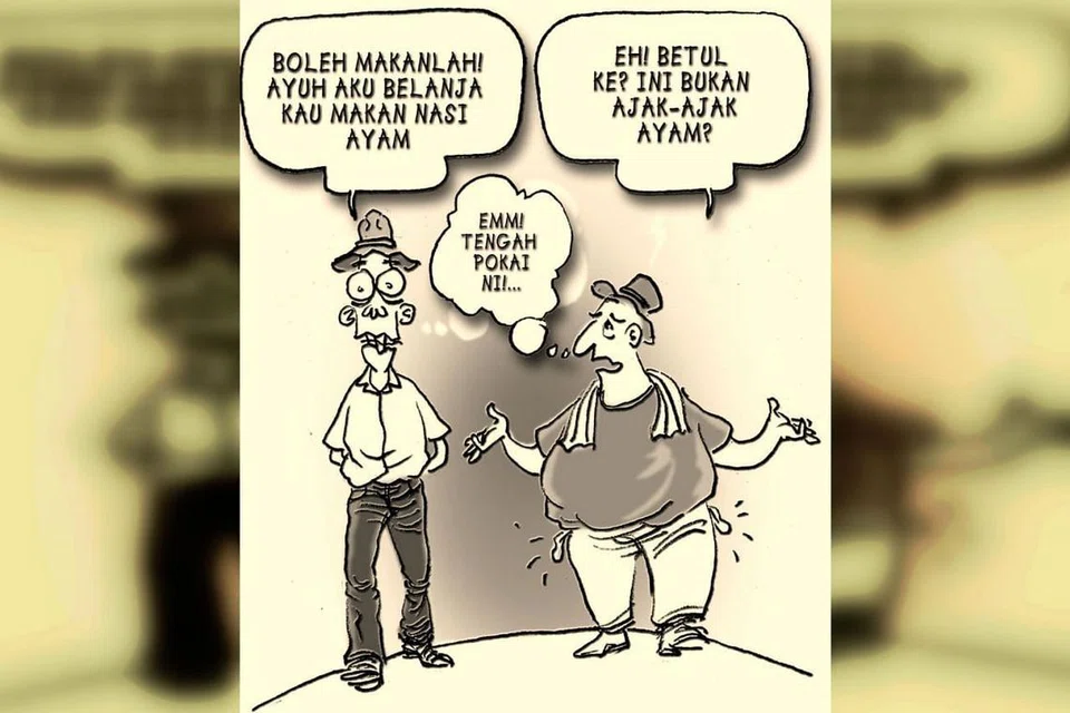 ANTARA PERIBAHASA BERTERAS AYAM