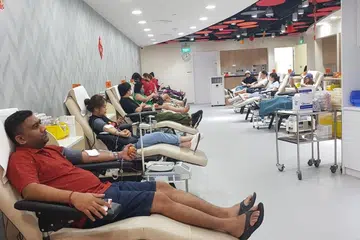 Orang ramai memberi sambutan menggalakkan pada rayuan menderma darah kumpulan O+ yang ketandusan.