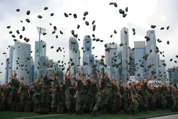 ELAUN LEBIH TINGGI: Kenaikan elaun bulanan akan dinikmati oleh semua anggota NS dalam Angkatan Bersenjata Singapura (SAF), Pasukan Polis Singapura (SPF) dan Pasukan Pertahanan Awam Singapura (SCDF).