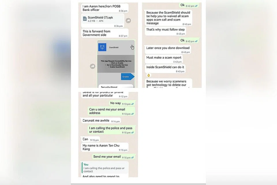 PENIPUAN BARU: Polis menasihati agar orang ramai tidak memuat turun aplikasi yang mencurigakan. - Foto PASUKAN POLIS SINGAPURA