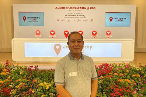 Penerima bantuan Jobs Nearby @ CDC, Encik Rosman Ibrahim.