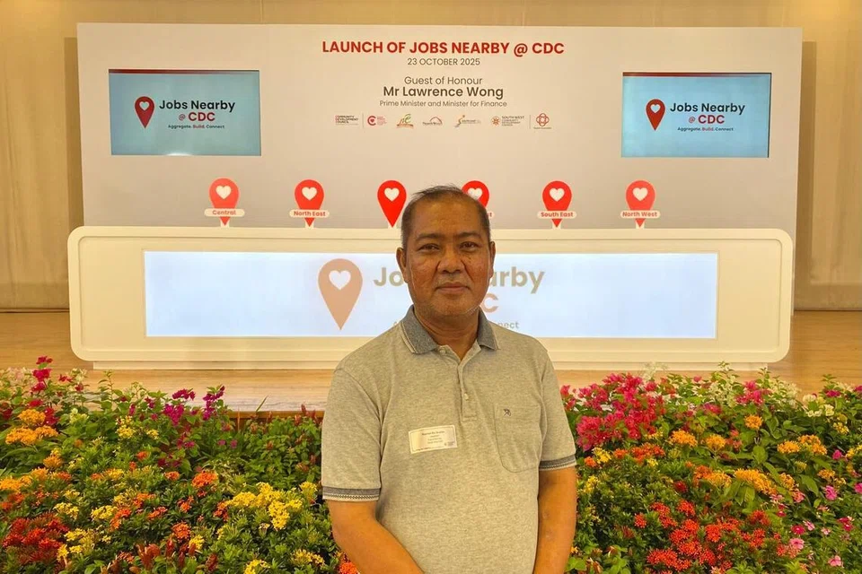 Penerima bantuan Jobs Nearby @ CDC, Encik Rosman Ibrahim.