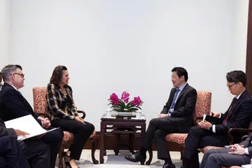 Lawrence Wong, Gretchen Whitmer