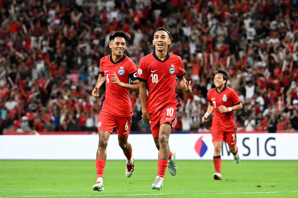 Pemain sayap Singapura, Faris Ramli. 