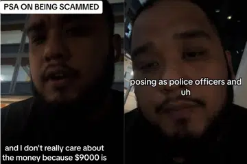 TERPEDAYA: Pengguna Tiktok yang dikenali sebagai Chanda menjelaskan beliau menjadi mangsa kepada skim penipuan samaran dan rugi $9,000.