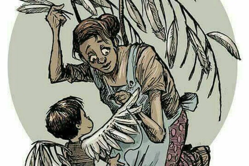 Kasih seorang ibu yang sanggup berkorban apa sahaja demi anaknya.