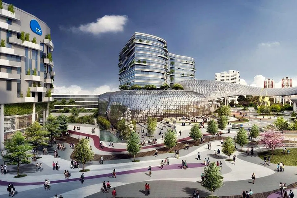 MAKMAL 'HIDUP': Kawasan Inovasi Jurong (JID) yang terletak berdekatan NTU akan menjadi makmal 'hidup' bagi penginovasi, usahawan dan perniagaan baru. - Foto MTI