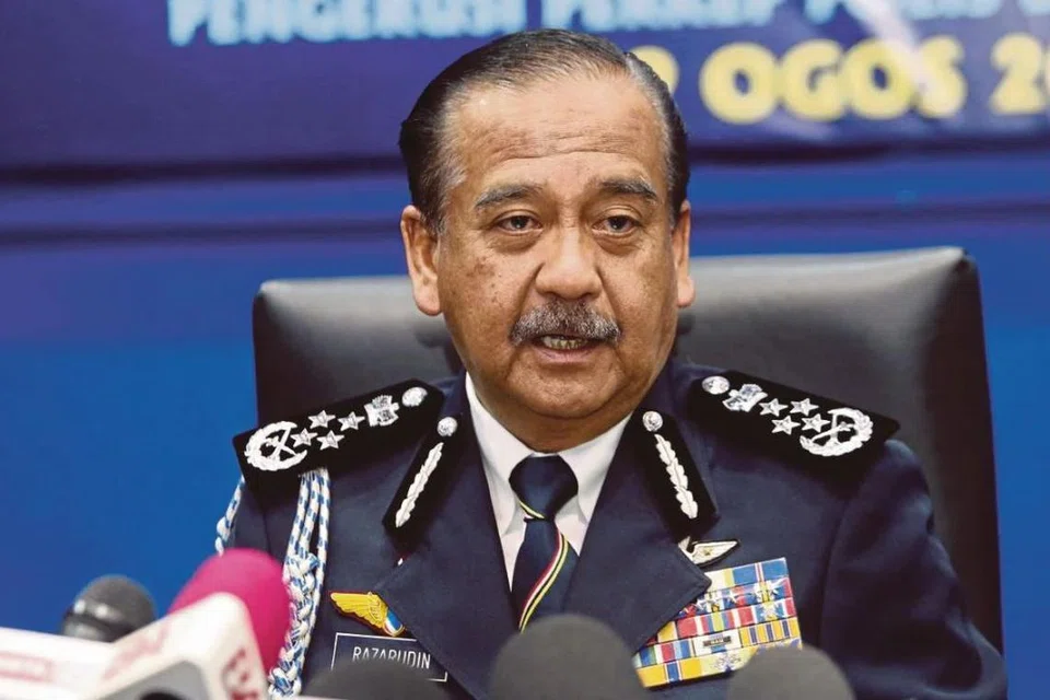 Ketua Polis Malaysia, Tan Sri Razarudin Husain.