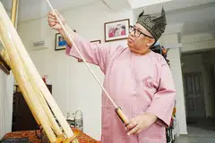 Singapura, pedang, pencak pedang, Bawean, Zazali Shahwan