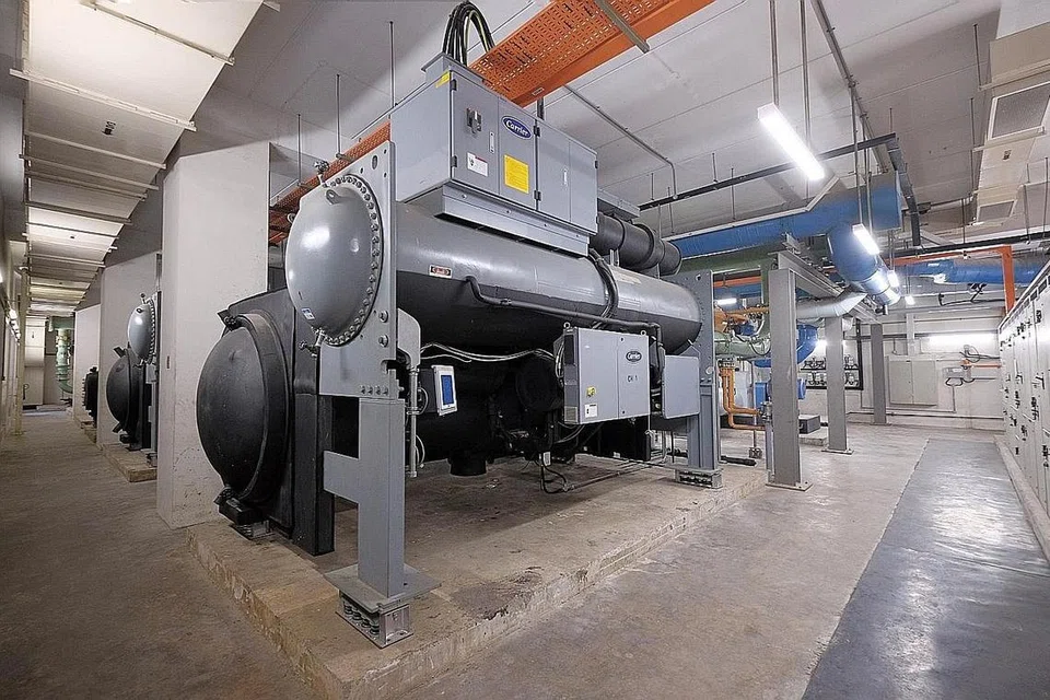 JIMAT TENAGA: Home Team Academy (HTA) kini menggunakan pendingin yang kurang melepaskan gas rumah hijau. - Foto BH oleh GAVIN FOO