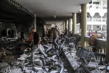 Perkhidmatan Kecemasan Awam Gaza berkata kira-kira 100 orang terbunuh dalam serangan di sekolah tersebut pada 10 Ogos.