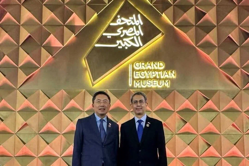 Profesor Madya Dr Muhammad Faishal Ibrahim, Muzium Agung Mesir, Dominic Goh