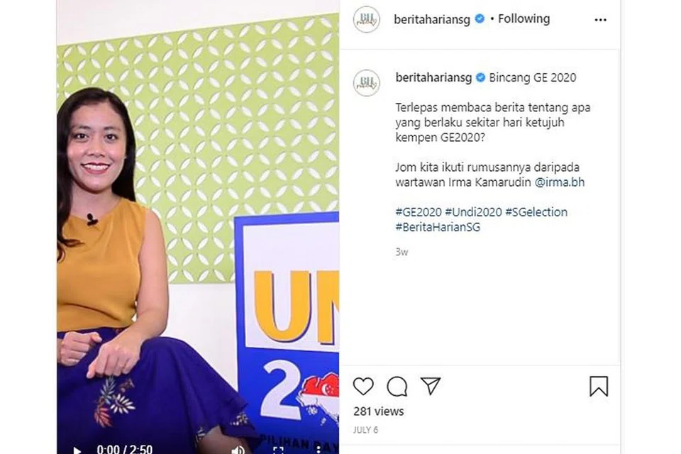 TONTON DAN DENGAR: Antara kandungan paling digemari di laman BH.sg ialah video yang diterbitkan sepenuhnya oleh wartawan. Pengguna boleh menikmati ratusan video berita. Sebahagian besar video tersebut adalah lanjutan kepada liputan artikel cetak dan digital, meliputi topik-topik lebih 'berat' seperti wawancara dengan tokoh politik dan perniagaan hinggalah kepada kandungan lebih 'ringan' termasuk wawancara dengan selebriti atau wawancara bersifat 'human interest' atau kisah manusia.