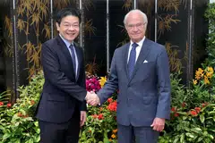 Perdana Menteri, Encik Lawrence Wong, bertemu dengan Raja Carl XVI Gustaf dari Sweden, pada 21 November.