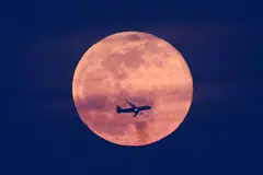 harvest moon, gardens by the bay, supermoon, 7 Okt, Singapura