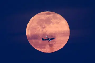 harvest moon, gardens by the bay, supermoon, 7 Okt, Singapura
