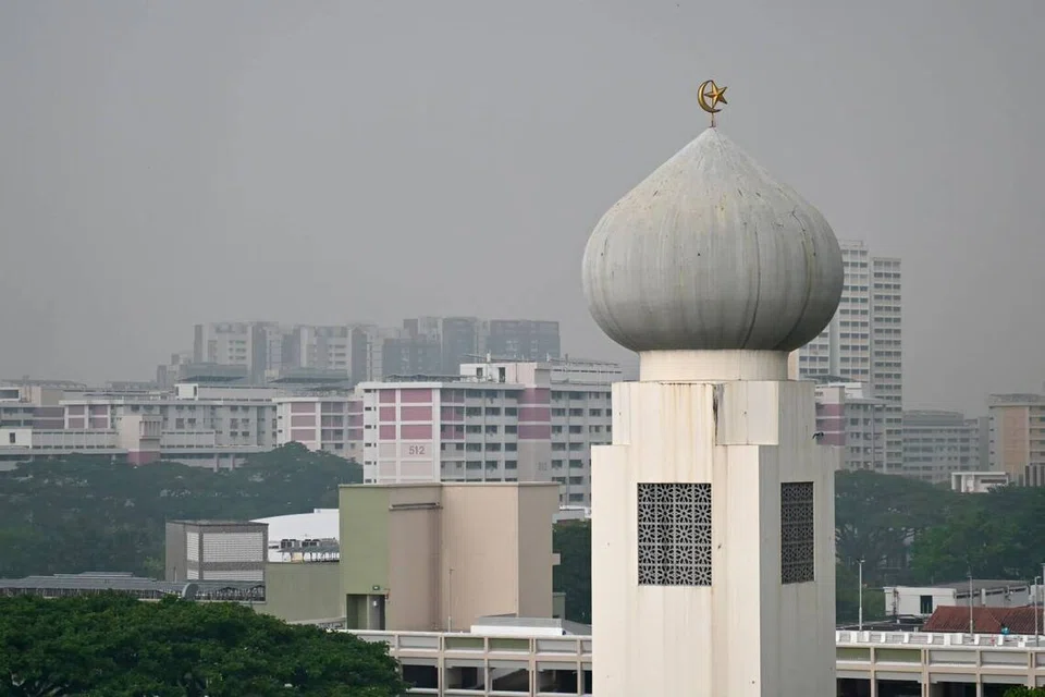 jerebu, Singapura, masjid Singapura, PSI tidak sihat
