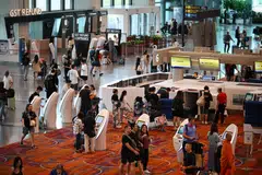 China, indonesia, malaysia, lapangan terbang changi, pasaran utama, rekod penumpang