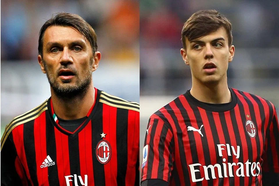 Anak: Daniel Maldini, Bapa: Paolo Maldini. - Foto REUTERS, KELAB PENYOKONG PAOLO MALDINI / FACEBOOK 