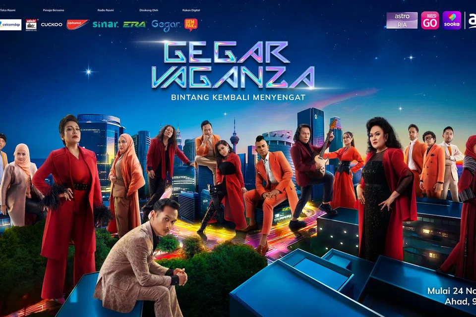Peraduan realiti, ‘Gegar Vaganza Musim 11’ (GV11) kembali lagi pada 9 malam di saluran Astro Ria (Saluran 608, Singtel TV) pada 24 November, dengan barisan artis pelbagai generasi dan kerencaman genre.