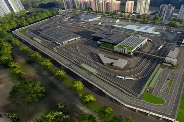 LTA, Depoh LRT Sengkang-Punggol, diperluas lebih 3 kali ganda