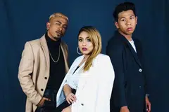 SALING LENGKAPI: Tiga sekawan (dari kiri) Mohamad Alhaj Kasmanani (KP Black), Nurul Rahila Rashun dan Muhammad Safarul Zailani mengusahakan lagu terbaru, 'Impian', bagi menggalak ramai mengejar cita dan cinta dalam apa jua aspek kehidupan. - Foto YAZ MEDIA PRODUCTION