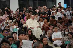 Dalam lawatannya ke Indonesia, Paus Francis menekankan azamnya mahu perkasa dialog antara agama demi pupuk keharmonian