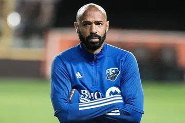 LETAK JAWATAN: Bekas penyerang Arsenal, Barcelona dan Perancis, Thierry Henry, telah meletak jawatan sebagai pengurus kelab bola sepak Major League Soccer di Amerika Syarikat, CF Montreal, atas sebab-sebab peribadi. - Foto AFP
