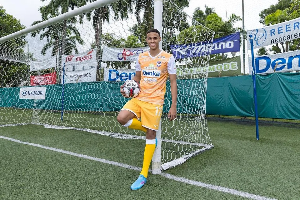 LEMBARAN BARU: Ilhan membuat penampilan sulungnya dalam SPL pada 2019 dan menjaringkan gol dalam permulaan pertamanya, secara kebetulan menentang Albirex. - Foto LEO SHENGWEI / PLAYMAKER