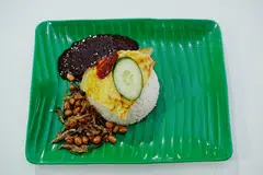 nasi lemak $1, gerai Muhajirin, kos operasi