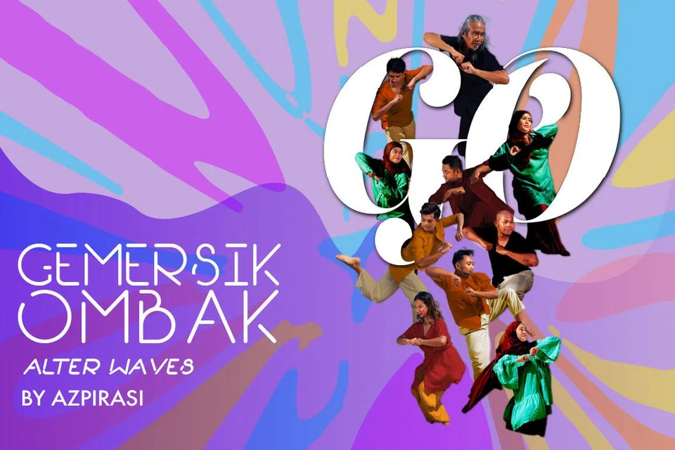 PASANG SURUT HIDUP: Gemersik Ombak memaparkan kisah turun naik kehidupan melalui gerak tari dan alunan muzik.