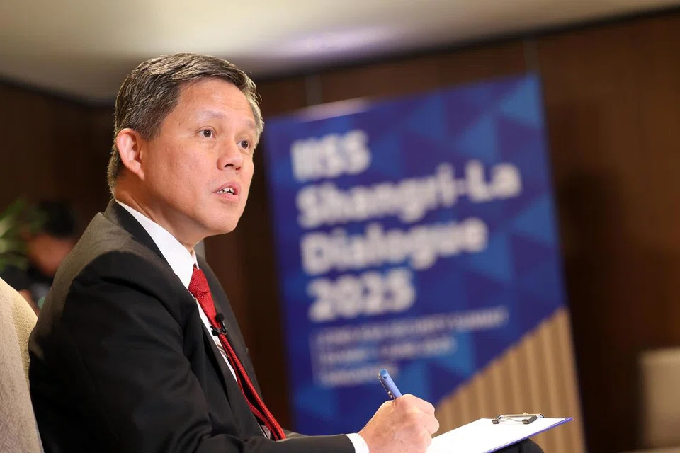 Menteri Pertahanan Singapura, Encik Chan Chun Sing, mengalu-alukan kehadiran China di Dialog Shangri-La masa depan. 