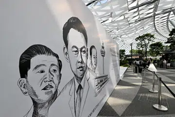 PAMERAN DI JEWEL: Untuk menandakan ulang tahun kelahiran ke-100 Perdana Menteri Pengasas, mendiang Encik Lee Kuan Yew, pameran di Cloud9 Piazza, yang terletak di tingkat lima Jewel Lapangan Terbang Changi, akan berlangsung hingga 30 September.
